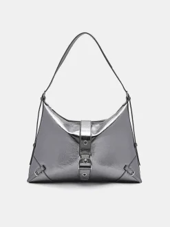 Helix Leather Hobo Bag