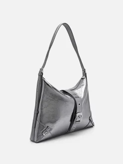 Helix Leather Hobo Bag