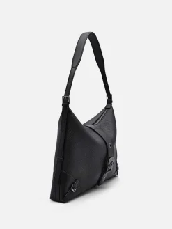 Helix Leather Hobo Bag