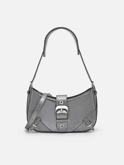 Helix Leather Shoulder Bag
