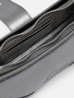 Helix Leather Shoulder Bag