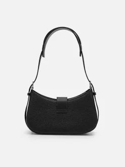 Helix Leather Shoulder Bag