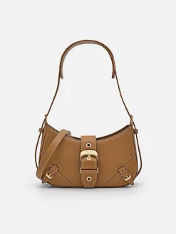 Helix Leather Shoulder Bag