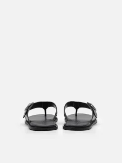 Helix Leather Thong Sandals