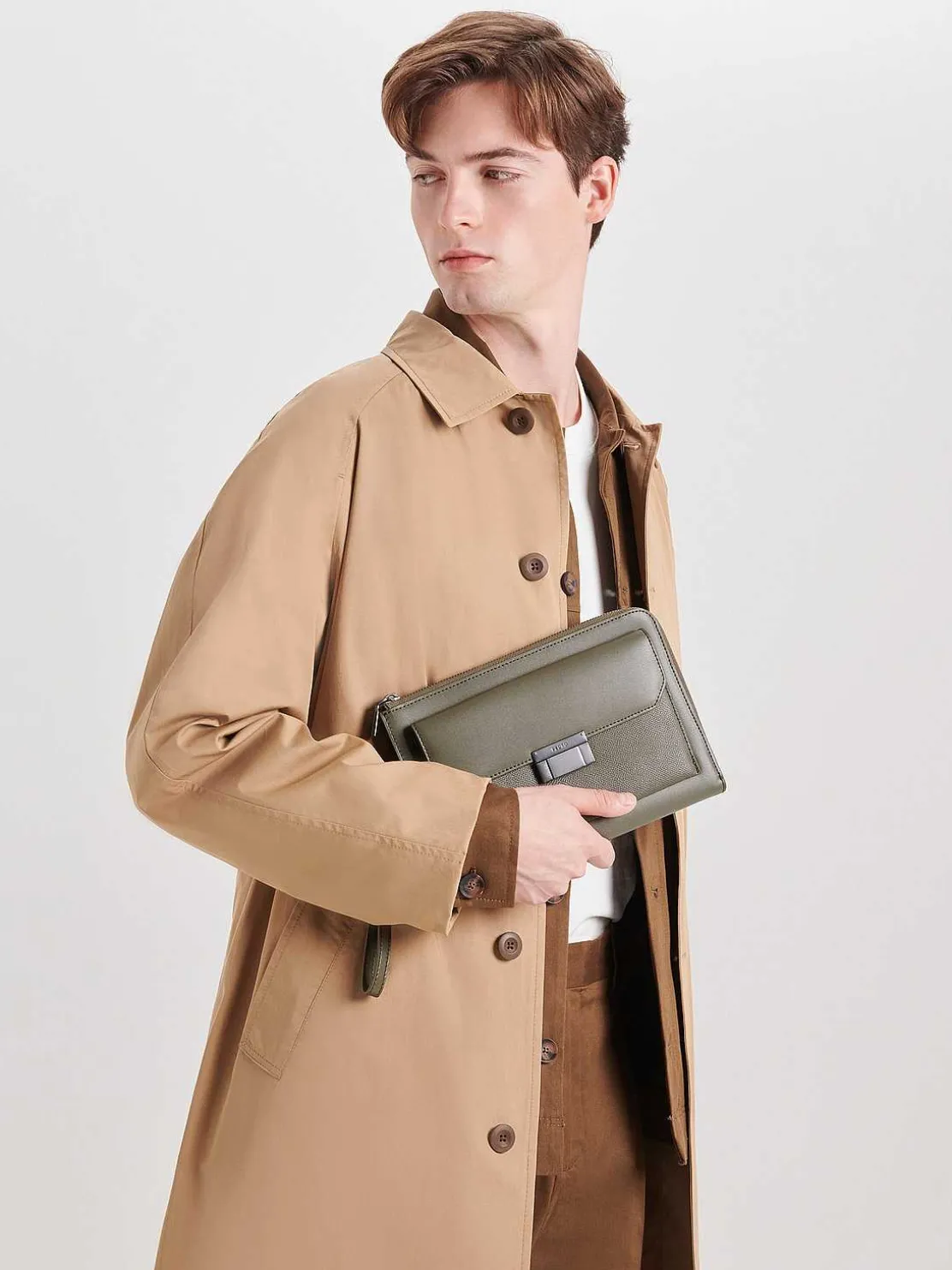 Henry Leather Clutch Bag