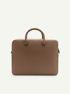 Henry Textured Leather Briefcase