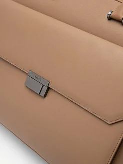 Henry Textured Leather Briefcase