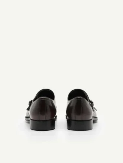 Holly Leather Double Monkstrap Shoes