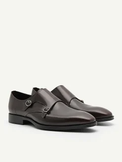 Holly Leather Double Monkstrap Shoes