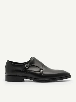 Holly Leather Double Monkstrap Shoes
