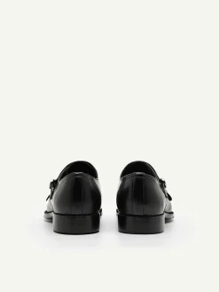 Holly Leather Double Monkstrap Shoes