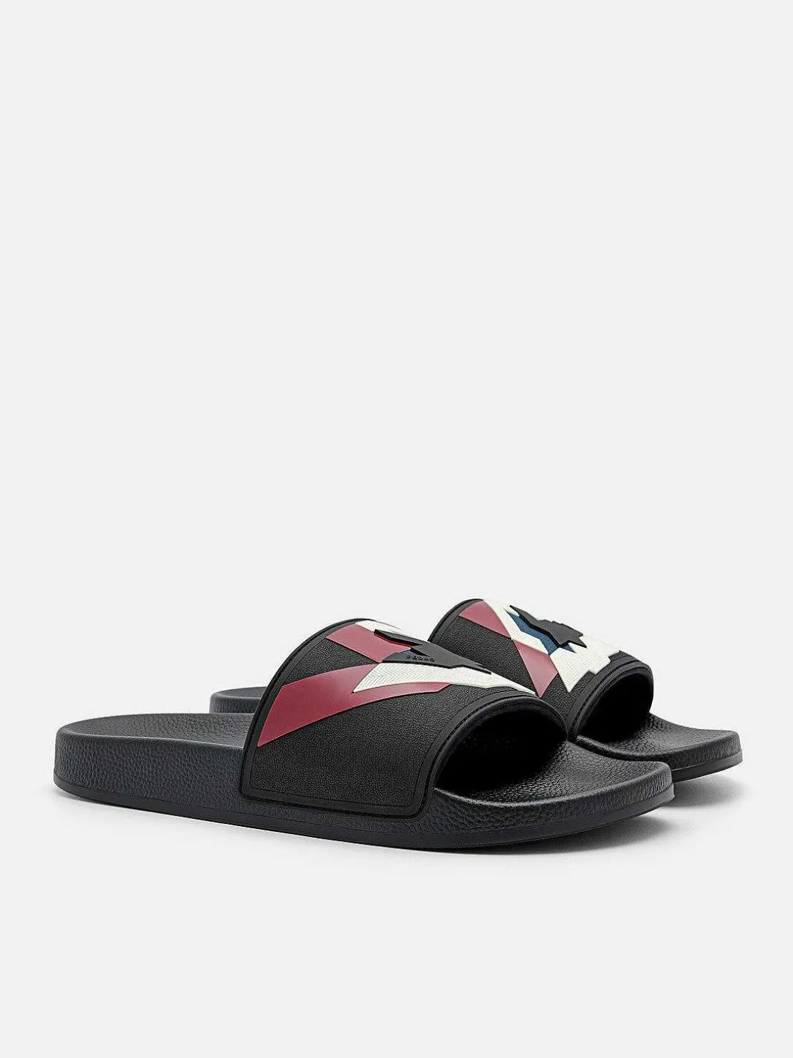 Houndstooth Slide Sandals