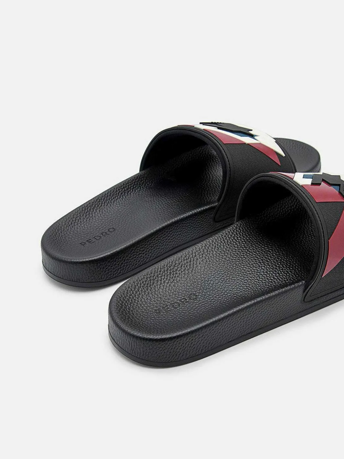 Houndstooth Slide Sandals