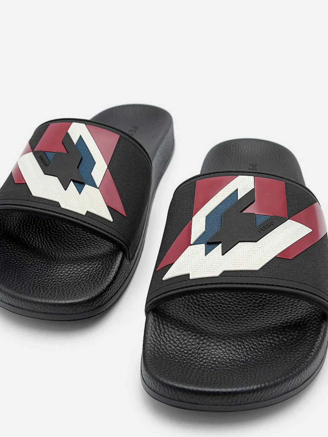 Houndstooth Slide Sandals