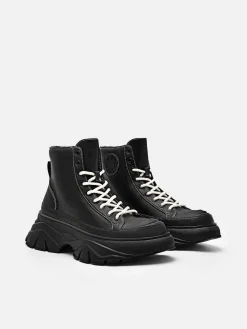 Hybrix Lace-Up Boots