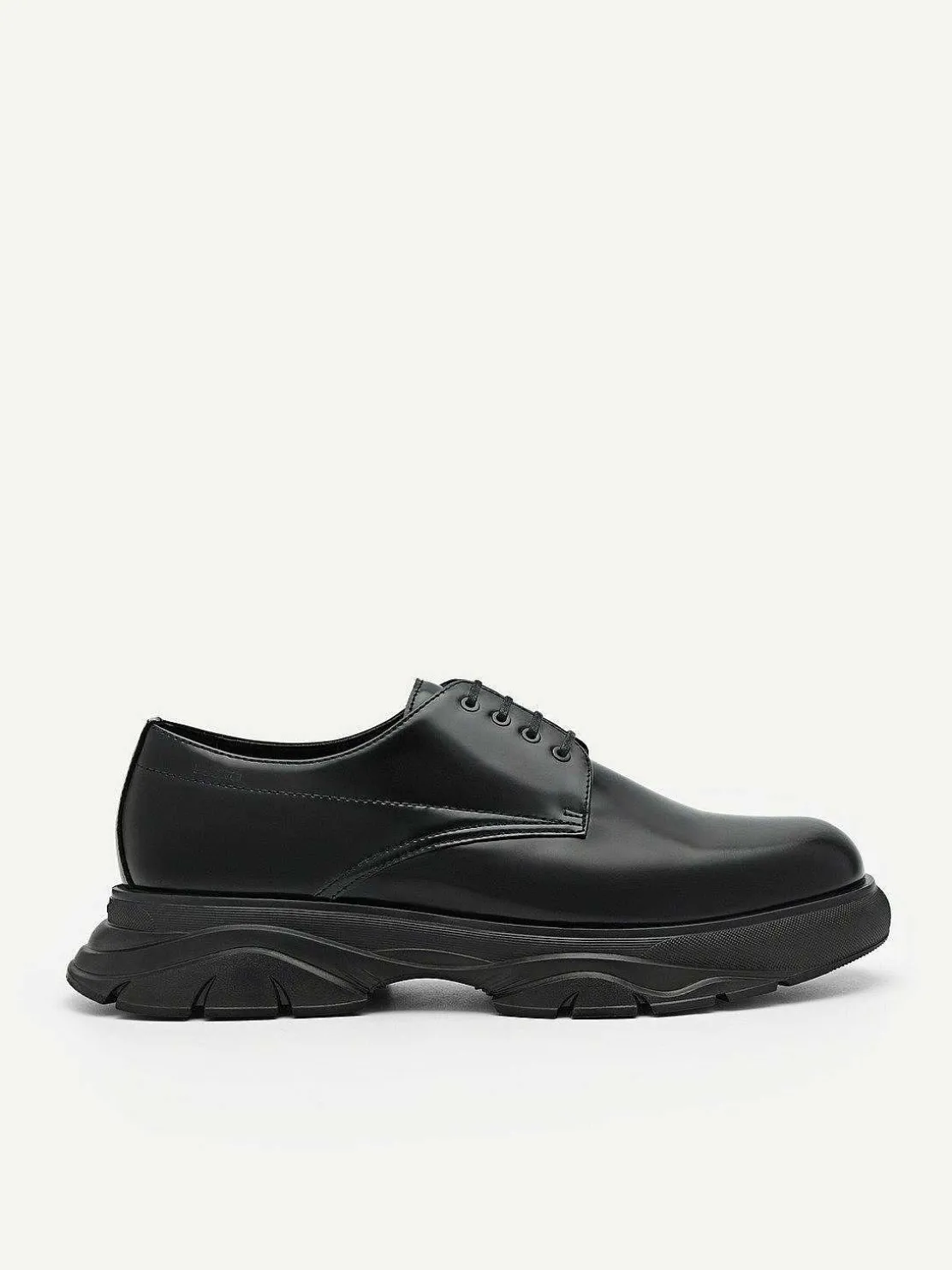 Hybrix Leather Derby Shoes