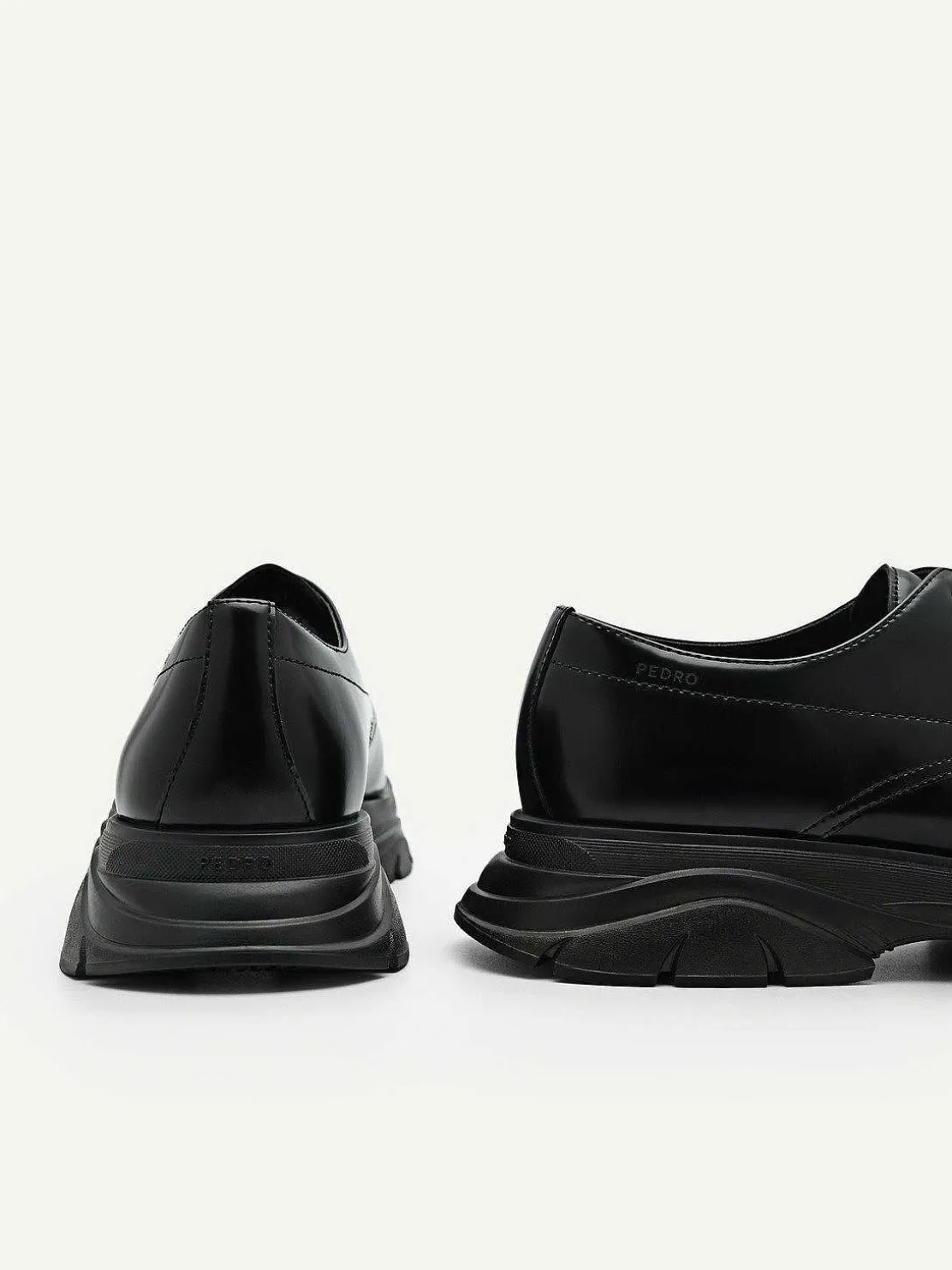 Hybrix Leather Derby Shoes