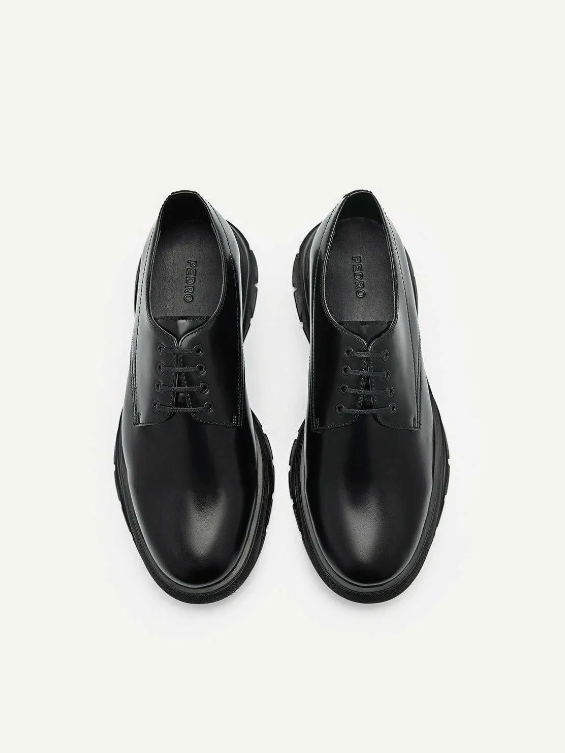 Hybrix Leather Derby Shoes