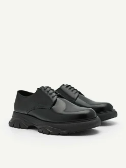 Hybrix Leather Derby Shoes