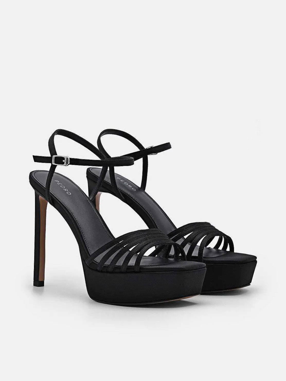 Iza Fabric Platform Heel Sandals