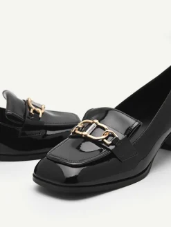 Jean Leather Heels