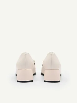 Jean Leather Heels