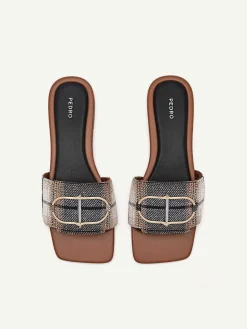 Jean Square Toe Sandals
