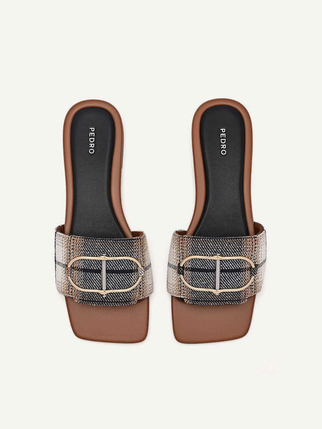 Jean Square Toe Sandals