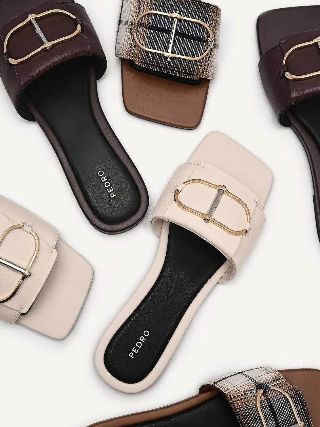 Jean Square Toe Sandals