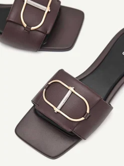 Jean Square Toe Sandals