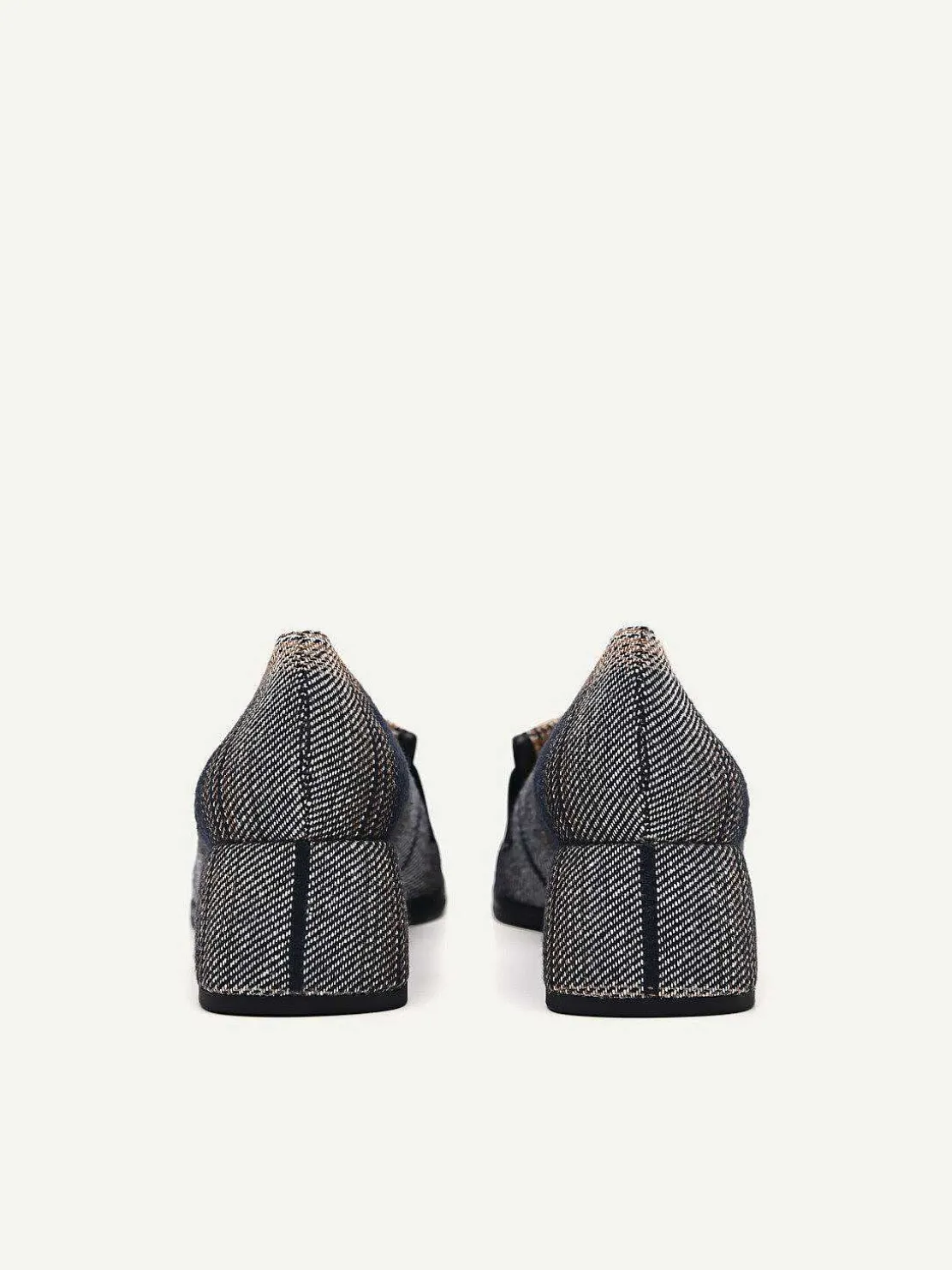 Jean Woven Heels