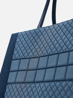 Large Denim Market Tote