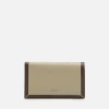Leather Bi-Fold Card Holder With Lanyard
