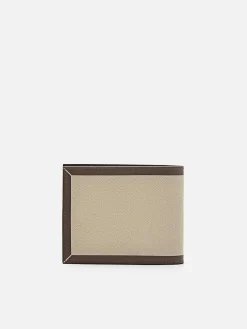 Leather Bi-Fold Coin Wallet
