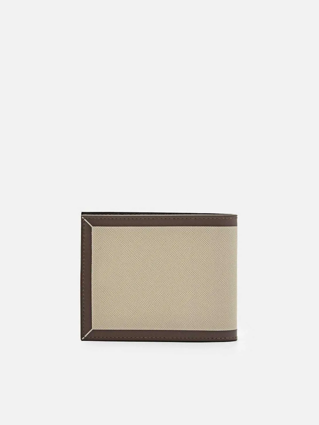 Leather Bi-Fold Coin Wallet
