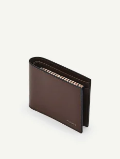 Leather Bi-Fold Coin Wallet