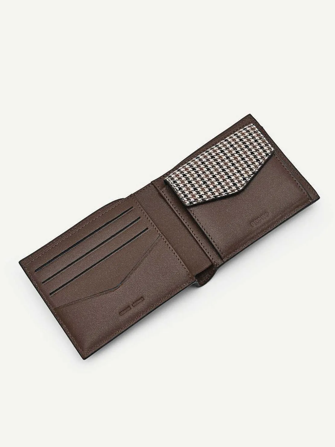 Leather Bi-Fold Coin Wallet