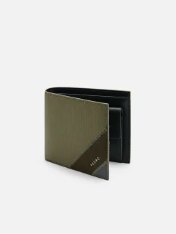 Leather Bi-Fold Coin Wallet