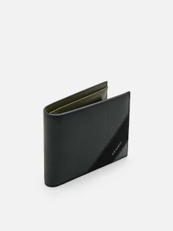 Leather Bi-Fold Coin Wallet