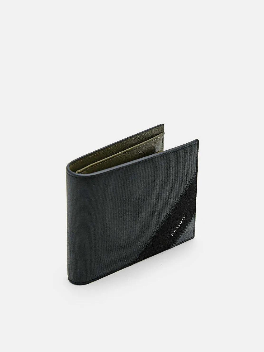 Leather Bi-Fold Coin Wallet