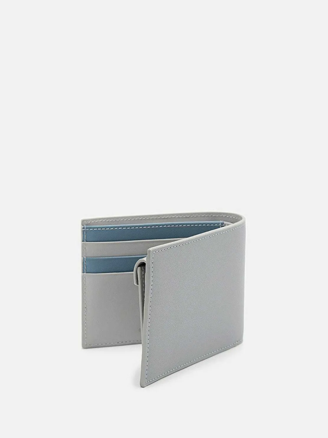 Leather Bi-Fold Coin Wallet