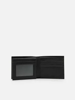 Leather Bi-Fold Flip Wallet