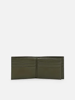 Leather Bi-Fold Flip Wallet