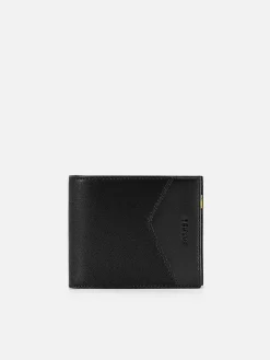 Leather Bi-Fold Flip Wallet