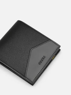 Leather Bi-Fold Flip Wallet