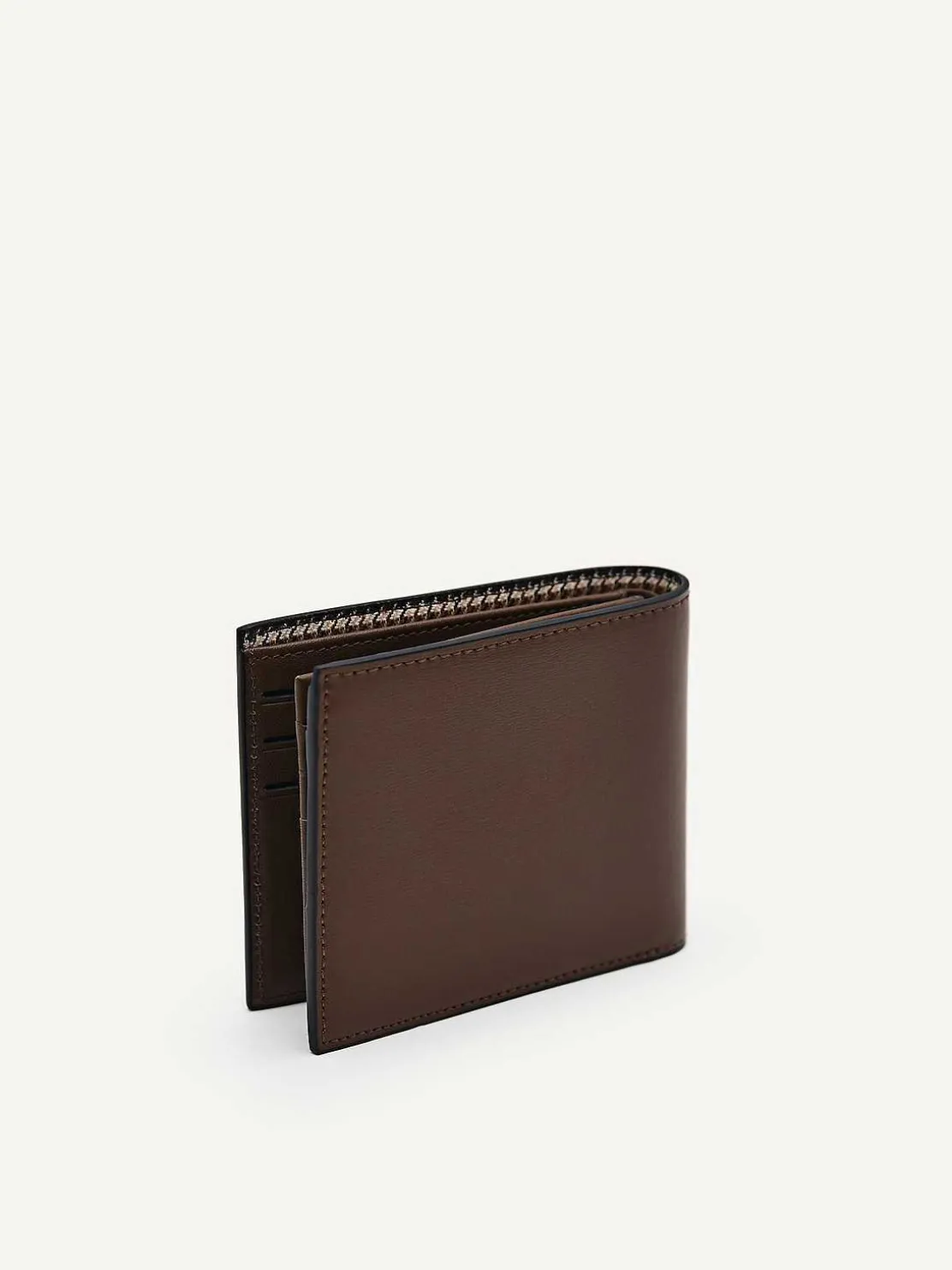 Leather Bi-Fold Flip Wallet