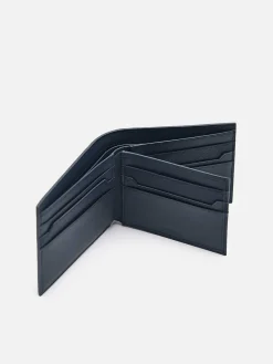 Leather Bi-Fold Flip Wallet