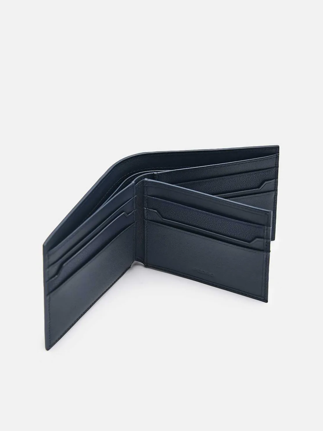 Leather Bi-Fold Flip Wallet