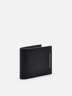 Leather Bi-Fold Flip Wallet
