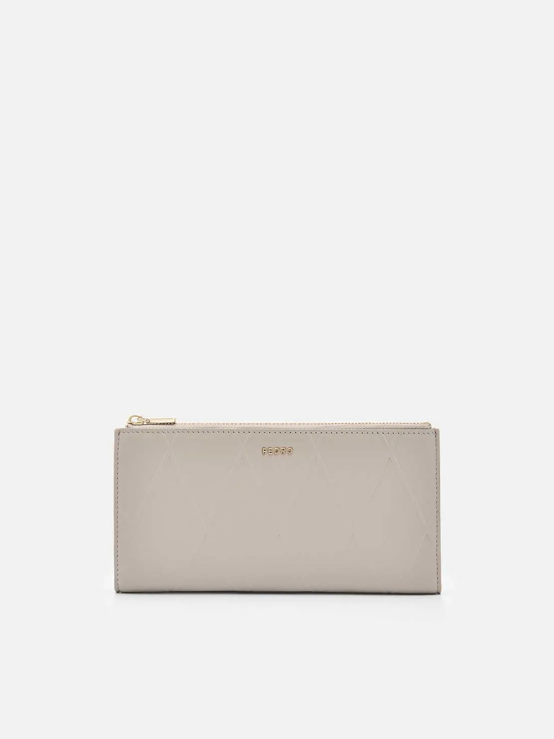 Leather Bi-Fold Long Wallet